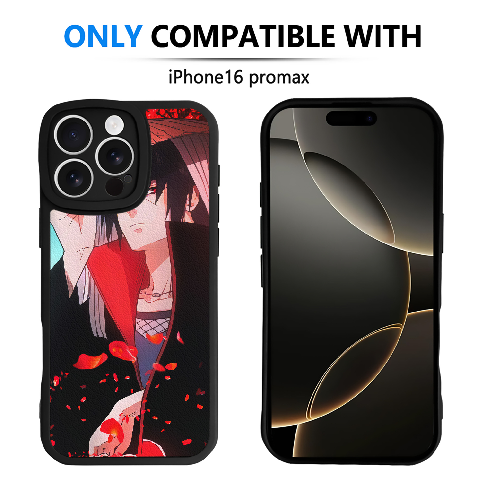 （画像用） NARUTO -ナルト- NARUTO -ナルト- 疾風伝 【iPhone 16シリーズ対応】シリコンスマホケース（レザー調） 材質：シリコン